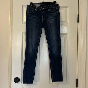AG the MIDI size 26 R with Raw Hem